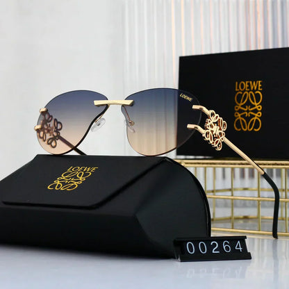 LOEWE Metal temple gradient sunglasses 00264