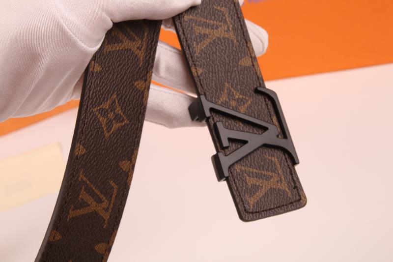2025 Men's belt with brown old flower + wallet 3 colors belt buckle