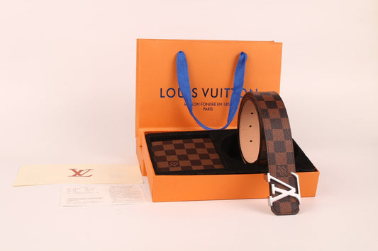 2025 3-color belt buckle + wallet  printed letter belt