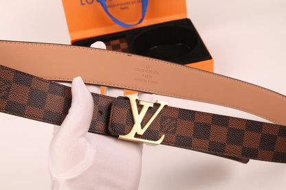 2025 3-color belt buckle + wallet  printed letter belt