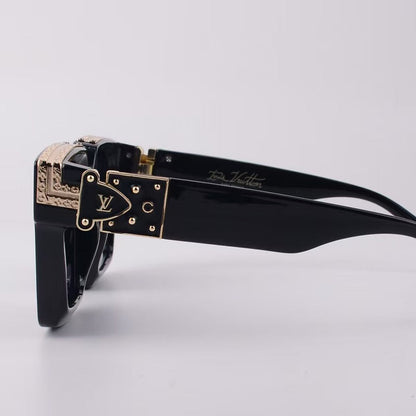 2025 Large frame street style square sunglasses UV400