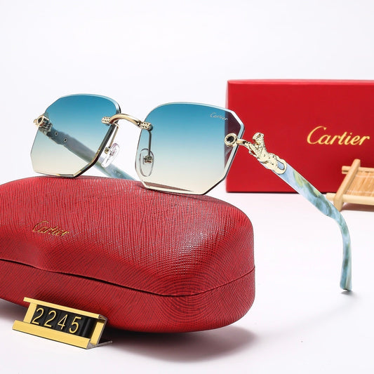 2025 7 Colors Fashion  frameless square Sunglasses  2245
