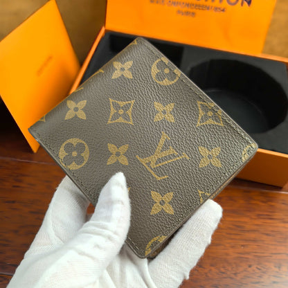 2025 L classic double buckle brown belt + wallet set
