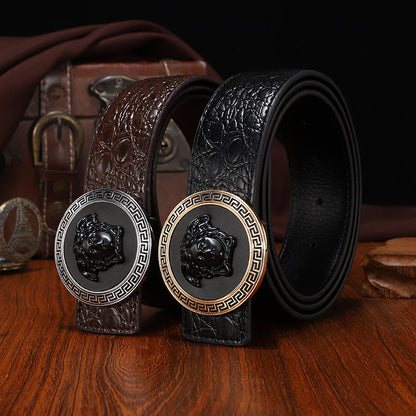 2025 Medusa Biggie Leather Belt
