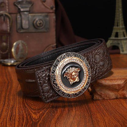 2025 Medusa Biggie Leather Belt
