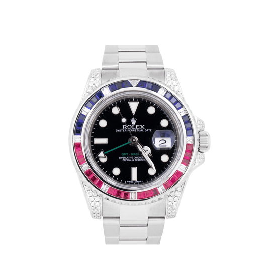 2025 Watch GMT-Master II 116759SARU White Gold Black Dial