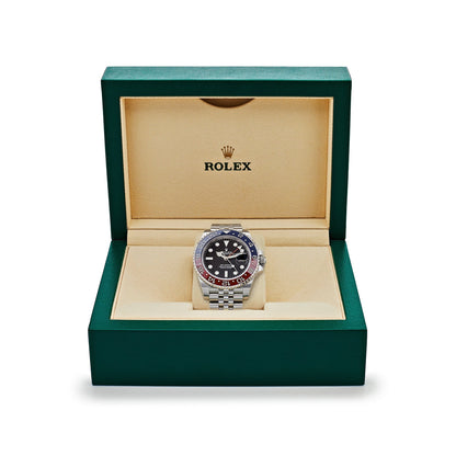 2025 Watch GMT-Master II 126710BLRO 'Pepsi' Stainless Steel Black Dial Jubilee (2019)